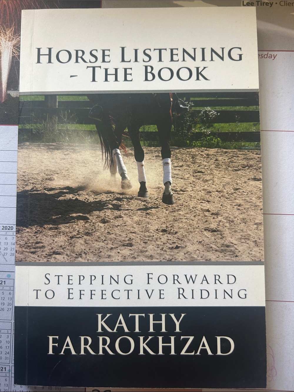 Horse Listening - The Book by Kathy Farrokhzad | Beige, Black, White